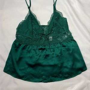 Victoria's Secret Stretch Lace & Satin Cami Set